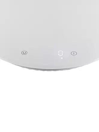 ALESSI | Balance de cuisine numérique Plisse Résine thermoplastique / Blanc | weiss